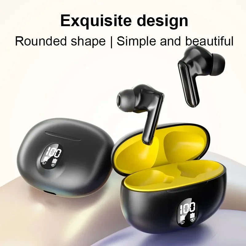 S510 TWS Wireless Bluetooth 5.3 Earbuds - LED Digital Display Stereo Headphones for Xiaomi & More
