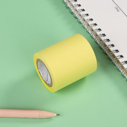 JIANWU Creative Roller Sticky Notes – Reusable Memo Notepad for Office, Diary & Message Writing Stationery Accessories