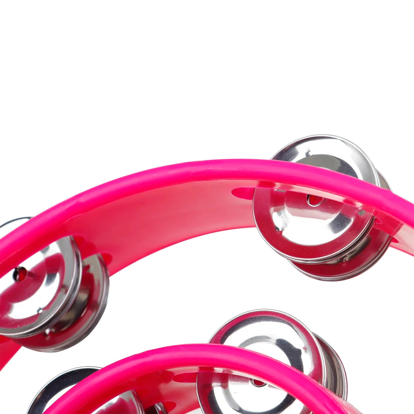 Orff Double Row Tambourine – Hand Rattle Percussion Instrument for Children, Educational Musical Toy & Party Gift