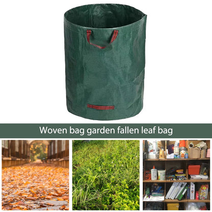 60L-500L Reusable Garden Bag – Large Capacity Foldable Leaf Sack, Garden Trash Waste Container & Storage