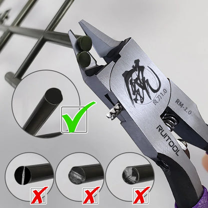 Model Pliers CR-V Ultra-Thin Single Blade Gundam Nipper – Non Slip Grip Sprue Cutter for Plastic Model Cutting & Building