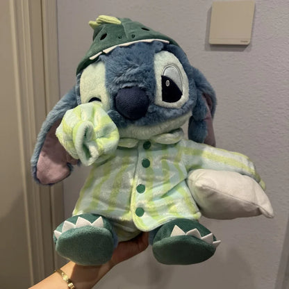 30-40cm Dinosaur Plush Doll – Cute Lilo & Stitch Sleepwear Toy, Summer Dream Series Large Pillow, Kids Birthday Gift