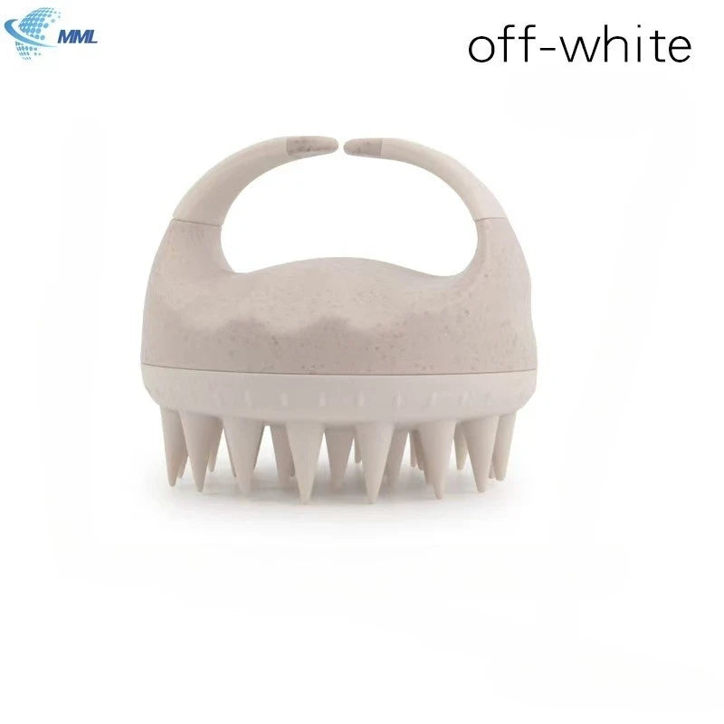 Silicone Scalp Massage Shampoo Brush - Soft Hair Washing Comb for Deep Cleaning, SPA Treatment & Salon Care