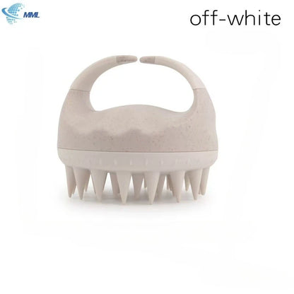 Silicone Scalp Massage Shampoo Brush - Soft Hair Washing Comb for Deep Cleaning, SPA Treatment & Salon Care