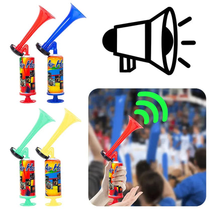 Handheld Air Horn – Loud Mini Pump Horn for Sports Events, Boating, and Birthday Parties