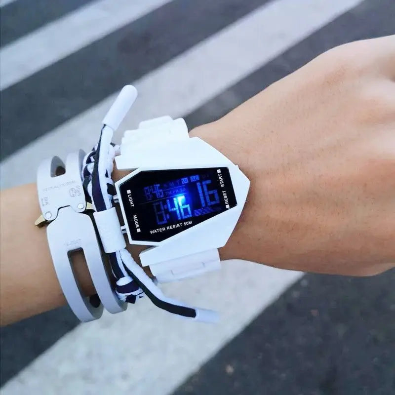 Multi-Function Aircraft Sports Watch - Kids' Electronic Watch for Boys & Girls