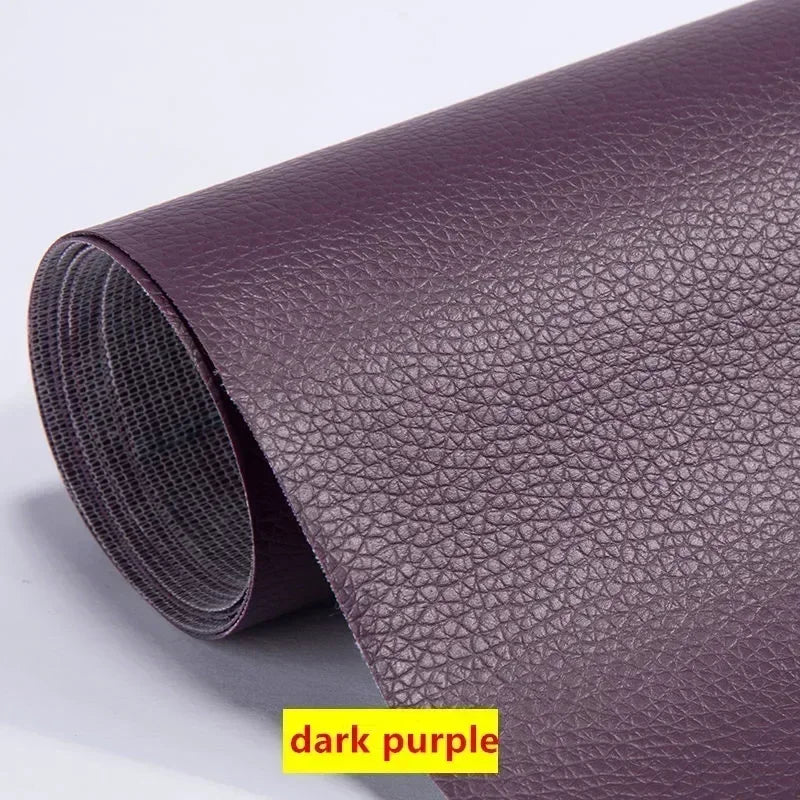 300x50cm Black Self-Adhesive Leather Upholstery Patch – Car Seat, Sofa & Chair Repair Sticker for Holes