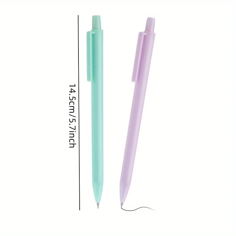 12/6-Piece Pastel Mechanical Pencil Set – Cute Aesthetic Retractable Colored Pencils