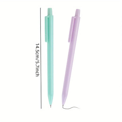 12/6-Piece Pastel Mechanical Pencil Set – Cute Aesthetic Retractable Colored Pencils
