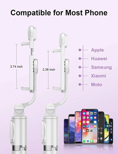Wireless Bluetooth Selfie Stick Tripod – Foldable & Portable with Fill Light and Remote for iPhone & Android Phones