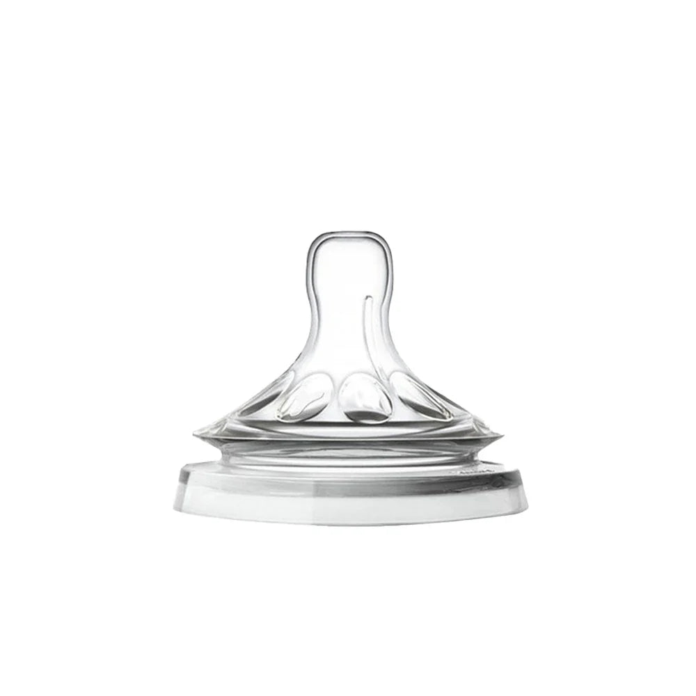 Silicone Baby Bottle Nipple - 5.5cm Wide Mouth Natural Shape, Soft & Easy-Clean Feeding Accessory