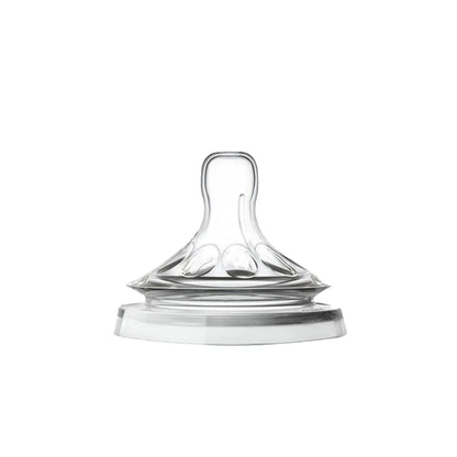 Silicone Baby Bottle Nipple - 5.5cm Wide Mouth Natural Shape, Soft & Easy-Clean Feeding Accessory