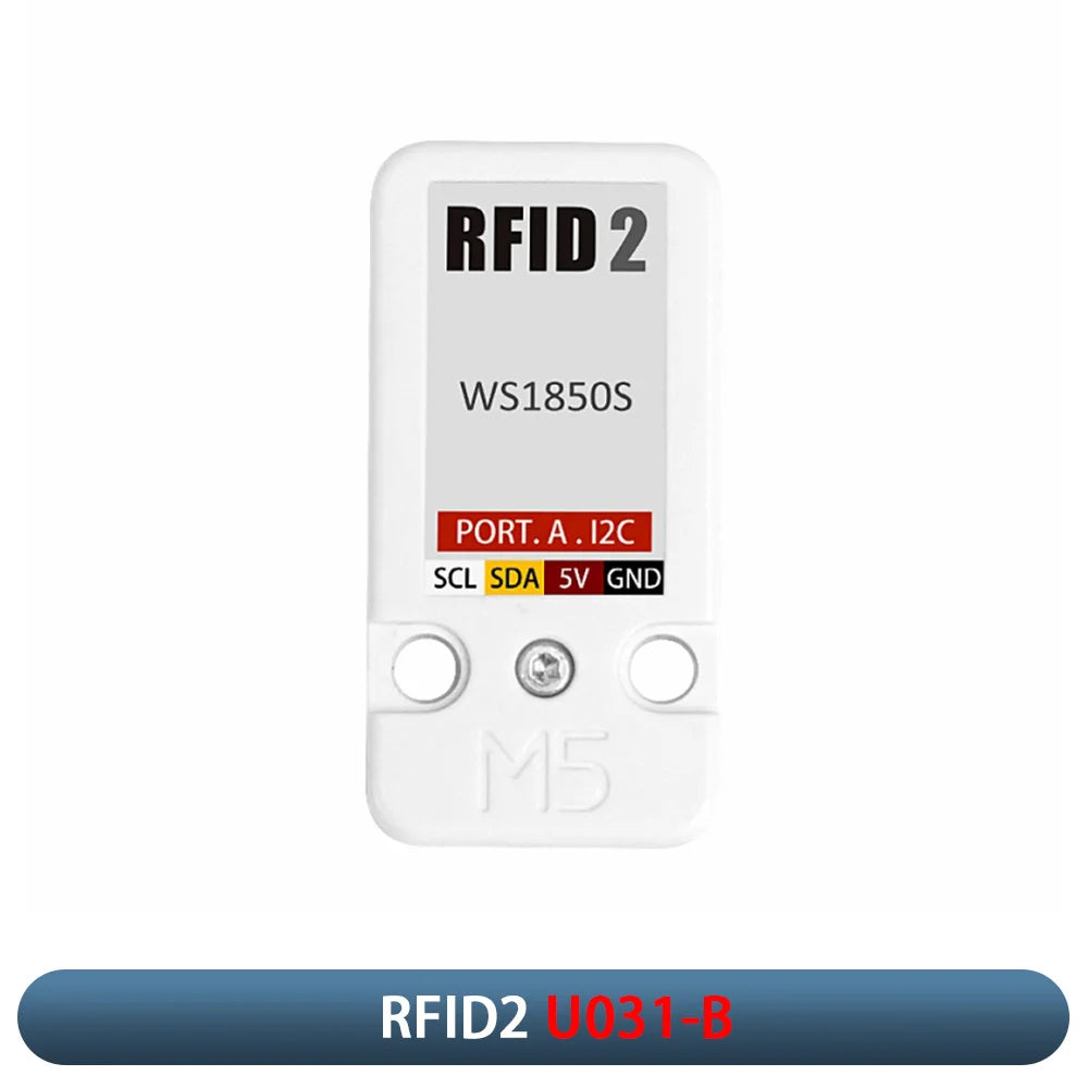 M5Stack Mini RFID Reader/Writer Unit WS1850S - 13.56MHz Frequency, Ideal for Access Control and Check-In Systems