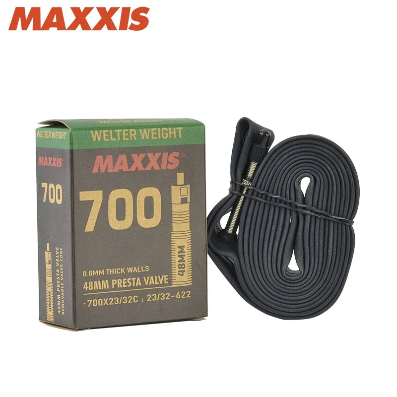 MAXXIS Bicycle Inner Tube - Presta & Schrader Valve for 20, 24, 26, 27.5, 29 Inch & 700C Bikes