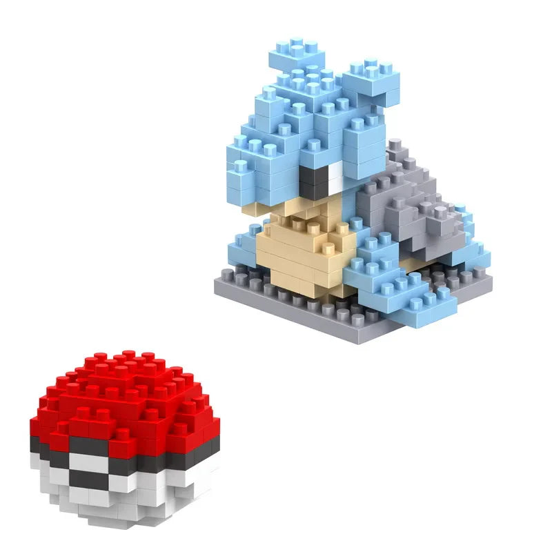Pokemon Building Block Toy Set – Pikachu, Charizard, Blastoise, Bulbasaur & Gengar Anime Brick Figures for Kids Gift (75 Styles)