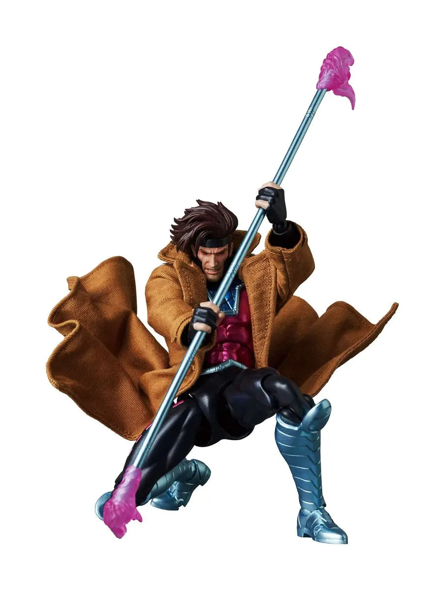 Ct Toys 1/12 Gambit Action Figure — Mafex 131 X-Men Comic Version | Anime Model Collectible Gift for Kids