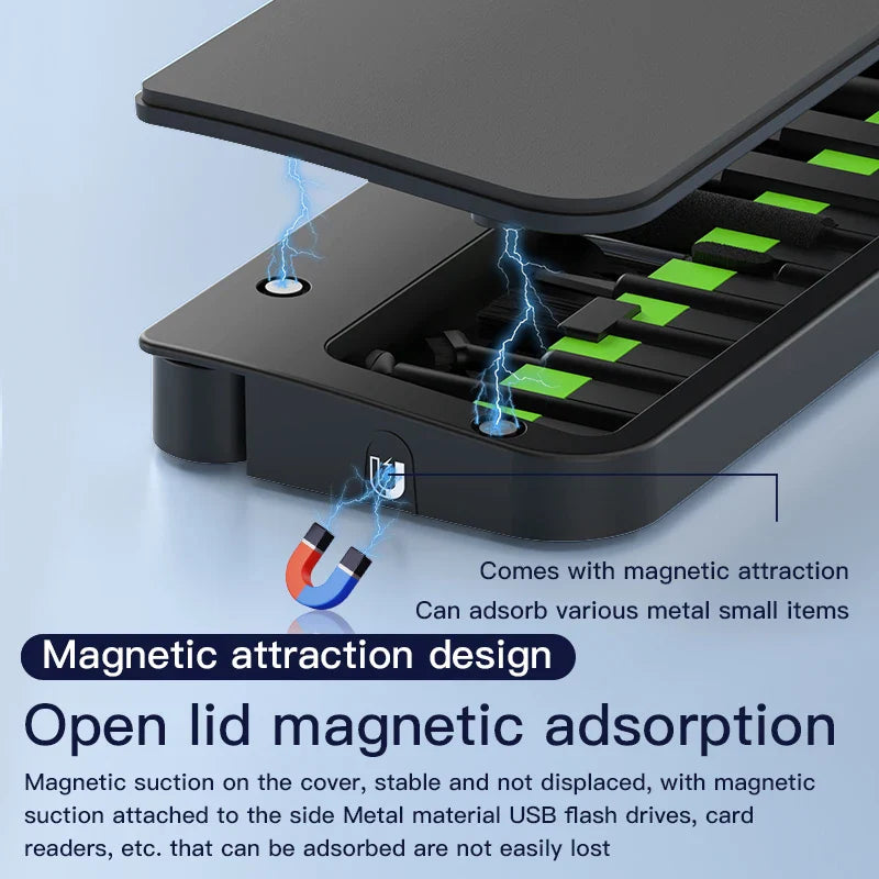 22-in-1 Digital Cleaning Kit – Phone, Camera, Laptop, Keyboard, Headset Brush & Screen Dust Cleaner Gift