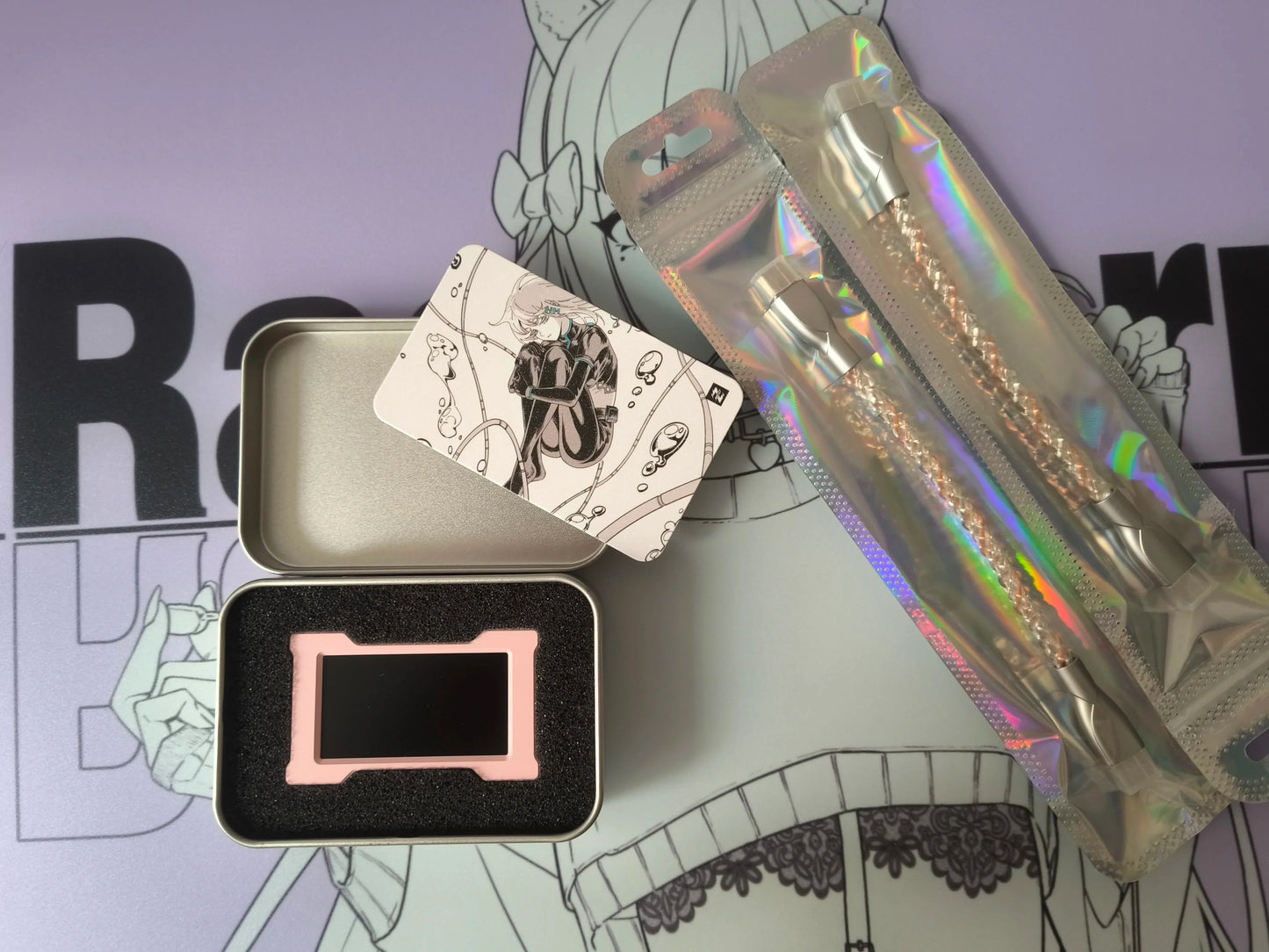 HMLAB ZNEO Gaming USB Hub – 2-to-3 Port with 8K Hz, Independent Power & Screen for Gaming Desk Setup