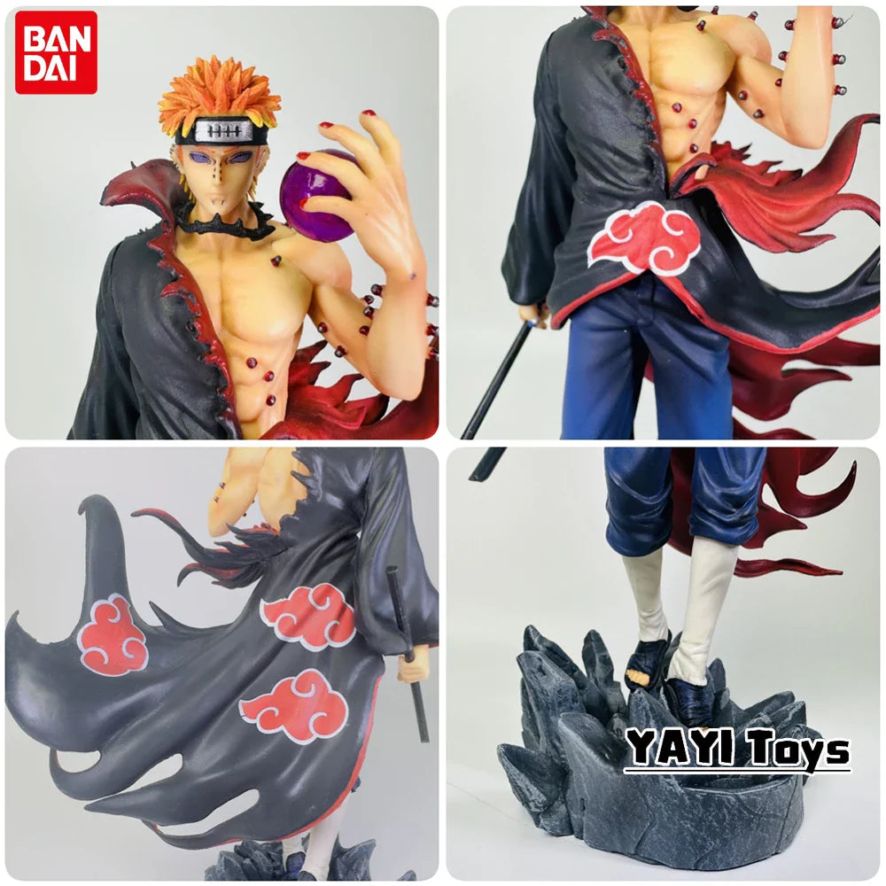 22cm Naruto Pain Anime Figure – Ten Years Hundred Ninjas GK Action Figure, Model Statue Collectible Toy Gift