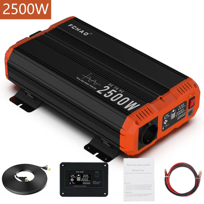 High Power Pure Sine Wave Inverter — 7000W DC to AC 220V/230V Converter for Home, RV & Off-Grid