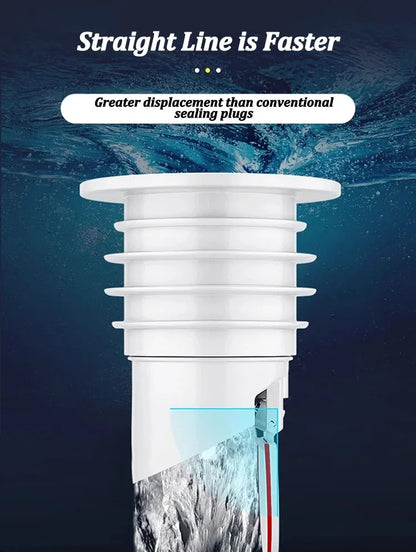 Silicone Bathroom & Kitchen Sink Seal Ring – Anti-Odor, Leak-Proof Floor Drain & Washing Machine Pipe Connector