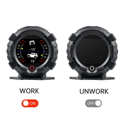 X95 Car GPS Digital Head-Up Display – Inclinometer Speedometer with Slope, Pitch, Altitude & Latitude Meter