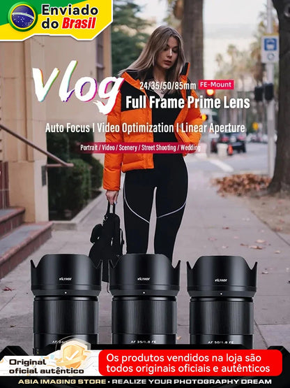 Viltrox AF 16mm F1.8 FE Lens – Full Frame Wide-Angle Fisheye for Sony E ZVE10, A7IV, A7SIII Mirrorless Cameras