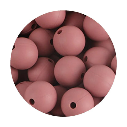 50Pcs Silicone Spacer Beads - 9/12/15mm Round Loose Beads for DIY Necklace Bracelet Jewelry Making