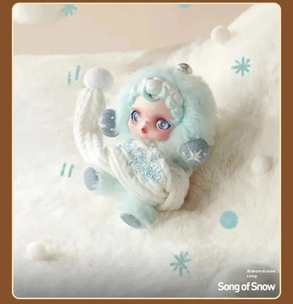 Skullpanda Winter Music Series Blind Box Plush Keychain – Cute Action Figure Toy Gift