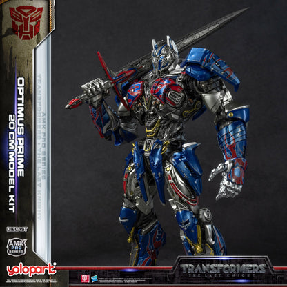 YOLOPARK Transformers Model – The Last Knight AMK PRO 20cm Optimus Prime Action Figure Toy for Boys & Men