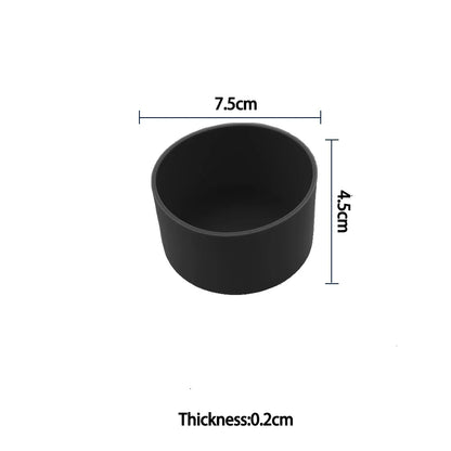 For Better Life , 7.5cm Soft Silicone Cup Bottom Protector Sleeve - Anti-Damage Accessory for Glass Water & Tea Bottles