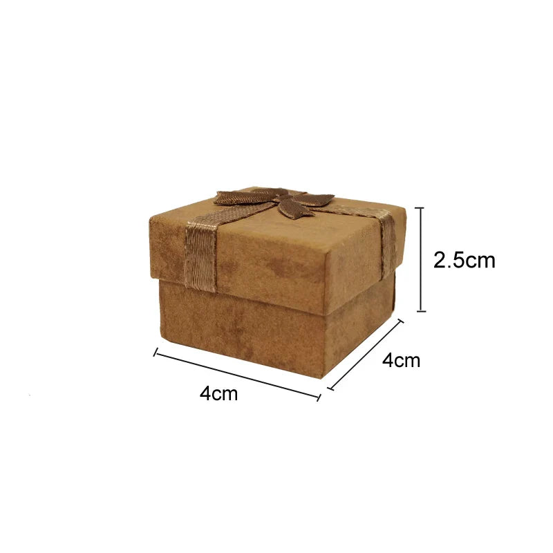 12/24/36pcs Ring & Earring Storage Boxes — High-Quality Paper Jewelry Gift Packaging Container Display