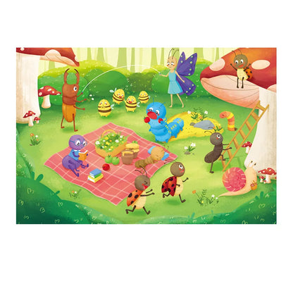36PCS Large Piece Jigsaw Puzzle – Educational Paper Puzzle for Kids Ages 3–6