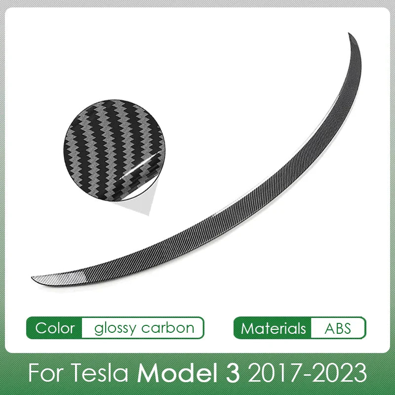 Tesla Spoiler Wing for Model Y & Model 3 Highland 2024 – ABS Rear Spoiler Accessory for Tesla 3/Y 2017–2024