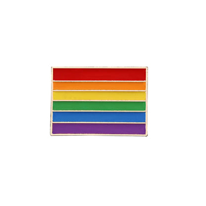 LGBT Rainbow Enamel Pins — Custom Heart & Flag Brooches for Bag, Shirt, Lapel, YES Gesture, Jewelry Gifts