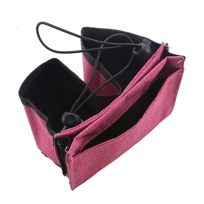 Durable Luggage Travel Cup Holder - Hands-Free Drink Bag - Universal Fit for All Suitcase Handles - New Storage Accessory for Travelers