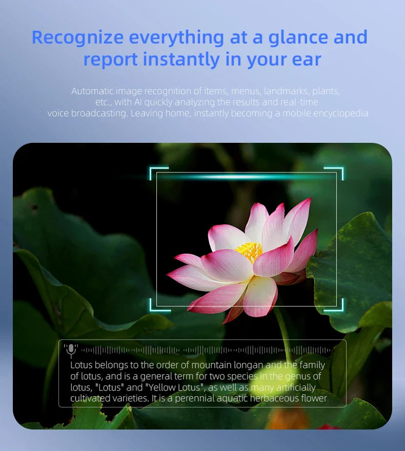 AI Smart Camera Glasses — Polarized Sunglasses with HD1080P Video Recording, WiFi, Bluetooth Calls for Men and Women