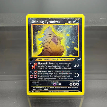1996 Pokémon 1st Edition Base Set Flash Cards – Shining Charizard, Lugia, Wigglytuff Collection, PTCG Proxy Cards