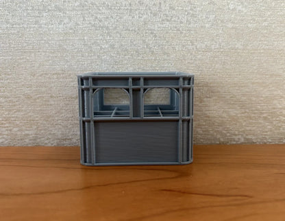 3D Printed DIY Battery Storage Box – Stackable Beer Crate for AA, AAA, and 9V Batteries Organizer