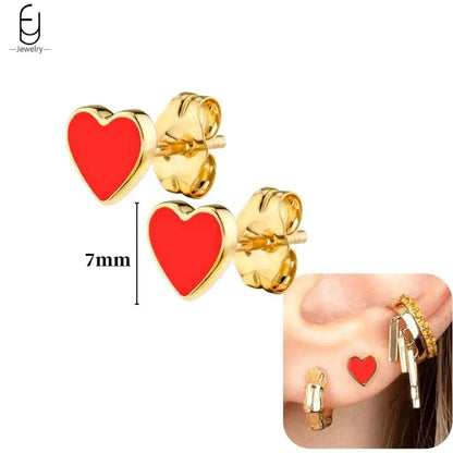 925 Sterling Silver Earrings for Women – Cute Starfish & Shrimp Pendant, Red Chili & Star Enamel Gold Fashion Jewelry