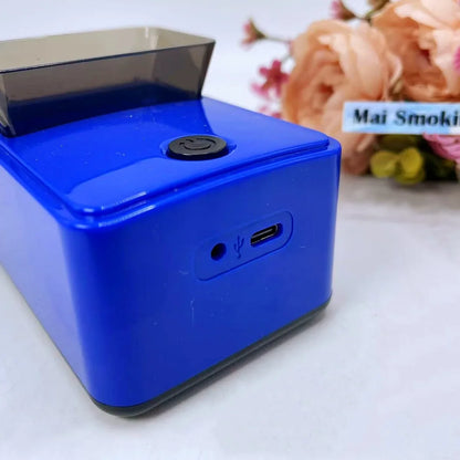 6.5/8mm Electric Cigarette Rolling Machine Type-C Automatic Tobacco Injector Maker – Portable Grass Cigarette Rolling Device Smoking Accessory