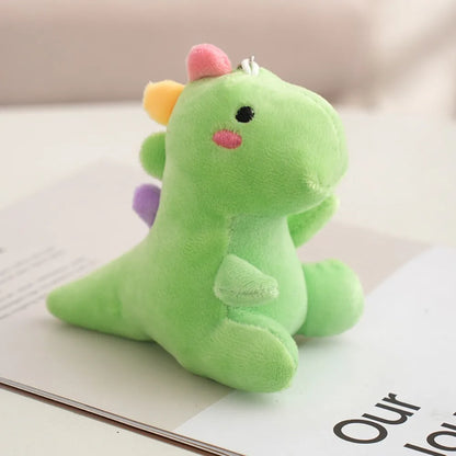 Cute Dinosaur Plush Keychain - Soft Bag Charm, Dinosaur Pendant Toy & Birthday Gift Accessory