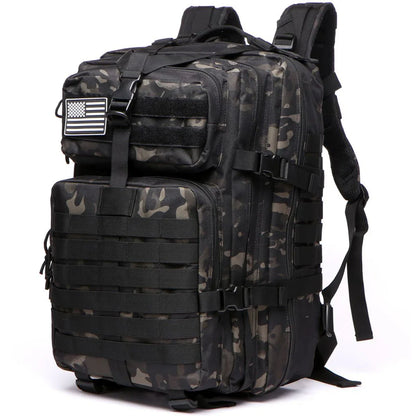 30L/50L Waterproof Nylon Backpack – 1000D Tactical Outdoor Bag for Camping, Hiking, Fishing & Hunting