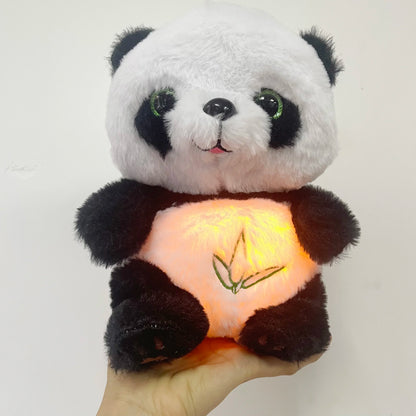 Breathing Panda Plush Toy – Soothing Sound & Light Doll for Babies and Kids, Musical Sleeping Companion