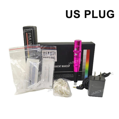 Permanent Makeup Tattoo Pen Machine - Eyebrow and Lip Microblading Tattoo Gun for PMU Beginners