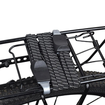 Elastic Bicycle Luggage Carrier Straps with Buckle & Hook – Mountain Bike Rack Rope Belt Accessories