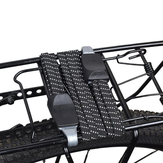 Elastic Bicycle Luggage Carrier Straps with Buckle & Hook – Mountain Bike Rack Rope Belt Accessories