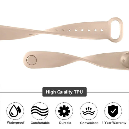Silicone Strap for Xiaomi Mi Band 3-7 NFC – Sport Replacement Wristband Bracelet