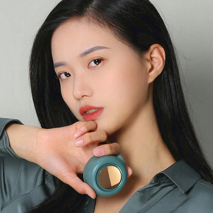 Portable Mini Handheld Bladeless Fan – Rechargeable Clip-On Waist or Desktop Fan for Outdoor Ventilation