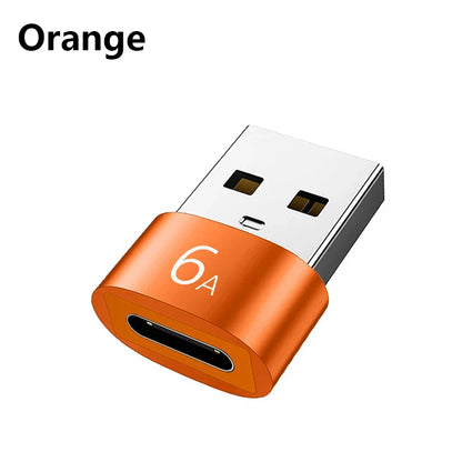 USB-C to USB 2.0 Adapter – Type-C Male to Female Converter for Phones, PCs & Laptops